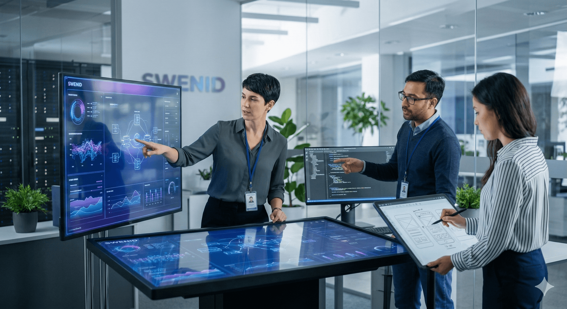 Unser Team bei der Zusammenarbeit
